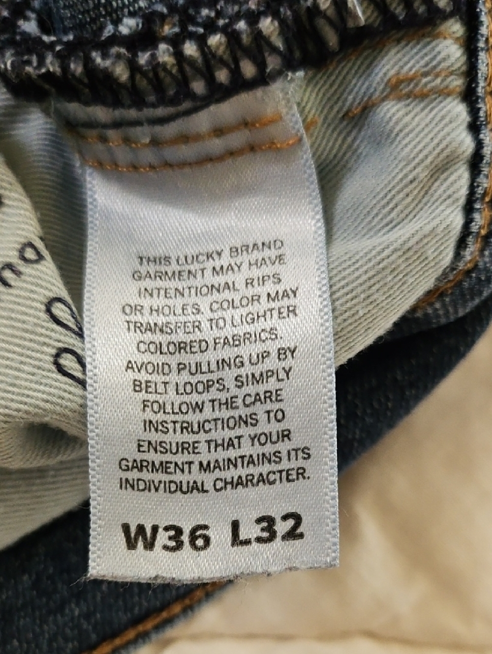 Lucky Brand 410 Athletic Slim - Size W36/L32 - Picture 7 of 8
